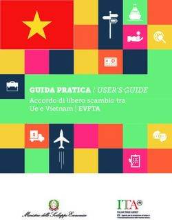 GUIDA PRATICA / USER'S GUIDE - Accordo di libero scambio tra Ue e Vietnam | EVFTA - Agenzia ICE