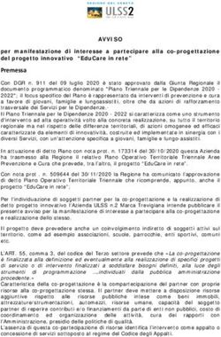 Premessa - ULSS 2 Marca Trevigiana