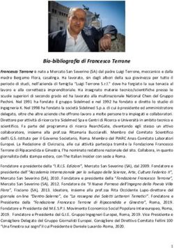Bio-bibliografia di Francesco Terrone - MESPI