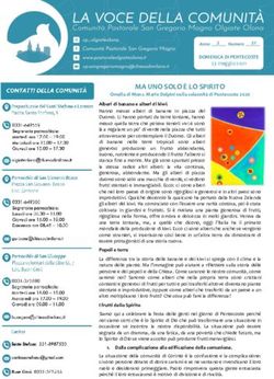 MA UNO SOLO È LO SPIRITO - Comunità Pastorale San ...