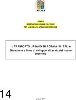 14 IL TRASPORTO URBANO SU ROTAIA IN ITALIA Situazione e linee di sviluppo all'avvio del nuovo decennio - Ferpress