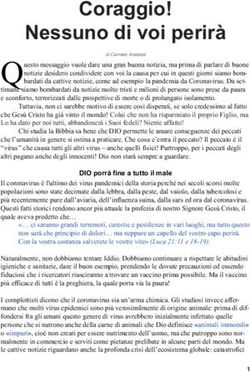 Coraggio! Nessuno di voi perir&agrave;