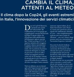 CAMBIA IL CLIMA, ATTENTI AL METEO - Il clima dopo la Cop24, gli eventi estremi in Italia, l'innovazione dei servizi climatici - Arpae Emilia-Romagna