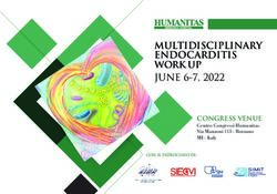 MULTIDISCIPLINARY ENDOCARDITIS WORK UP JUNE 6-7, 2022 - CONGRESS VENUE Centro Congressi Humanitas Via Manzoni 113 - Rozzano MI - Italy