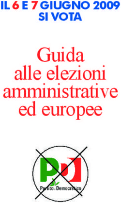 Guida alle elezioni amministrative ed europee - IL 6 E 7 GIUGNO 2009 SI VOTA