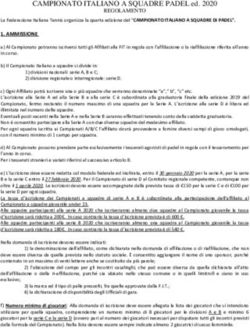 CAMPIONATO ITALIANO A SQUADRE PADEL ed. 2020