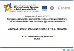 VIOLENZA DI GENERE: STRUMENTI E PRATICHE PER GLI OPERATORI - IAL Fvg