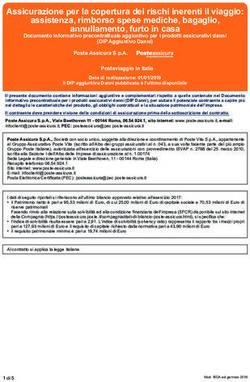 Assicurazione per la copertura dei rischi inerenti il viaggio: assistenza, rimborso spese mediche, bagaglio, Poste Italiane