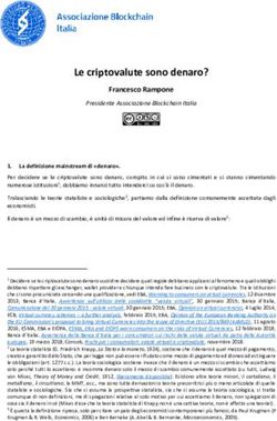 Le criptovalute sono denaro? - Francesco Rampone - Associazione Blockchain Italia