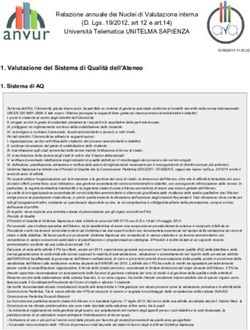 Valutazione del Sistema di Qualit&agrave; dell'Ateneo