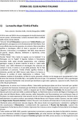 STORIA DEL CLUB ALPINO ITALIANO - CAI Imola