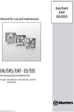 EM/EMS/EMT - ED/EDS Air extraction/circulation fan Models: EM/EMS36 - EM/EMS30 - EMT30