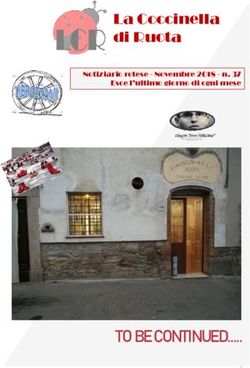 TO BE CONTINUED . - La Coccinella di Ruota - Paese di Ruota