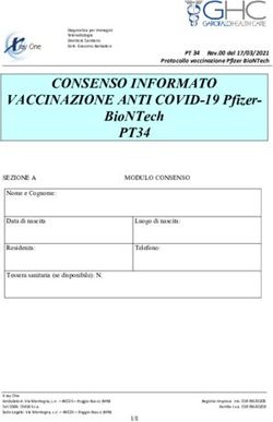 CONSENSO INFORMATO VACCINAZIONE ANTI COVID-19 Pfizer-BioNTech