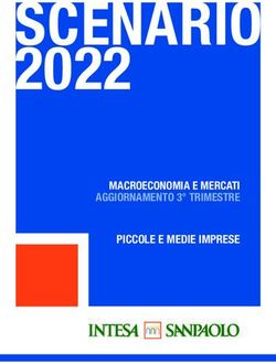 SCENARIO 2022 - PICCOLE E MEDIE IMPRESE MACROECONOMIA E MERCATI AGGIORNAMENTO 3 TRIMESTRE - Intesa Sanpaolo