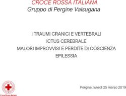 CROCE ROSSA ITALIANA Gruppo di Pergine Valsugana - I TRAUMI CRANICI E VERTEBRALI ICTUS CEREBRALE - CRI Pergine
