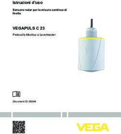 VEGAPULS C 23 Protocollo Modbus e Levelmaster - Istruzioni d'uso - Protocollo Modbus e ...