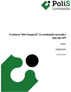 Il settore "altri trasporti" in Lombardia secondo i dati dei CPT - Paper 190426STA Dicembre 2020
