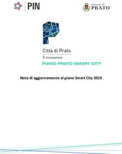 Nota di aggiornamento al piano Smart City 2019 - La smart ...