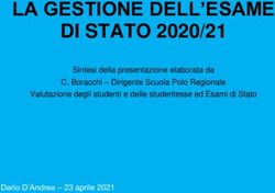 LA GESTIONE DELL'ESAME DI STATO 2020/21 - Sintesi della presentazione elaborata da C. Boracchi - Dirigente Scuola Polo Regionale Valutazione degli ...