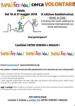 PER PARTECIPARE compila il modulo a questo link ENTRO VENERD&igrave; 4 MAGGIO