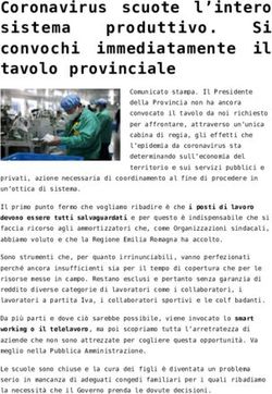 Coronavirus scuote l'intero Si - CGIL Rimini