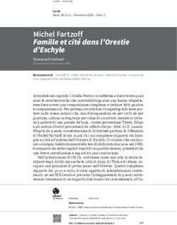 Michel Fartzoff Famille et cit&eacute; dans l'Orestie d'Eschyle