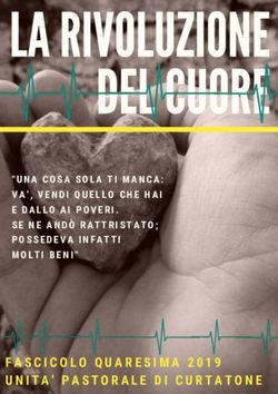FASCICOLO QUARESIMA 2019 UNITA' PASTORALE DI CURTATONE - Unità Pastorale di Curtatone