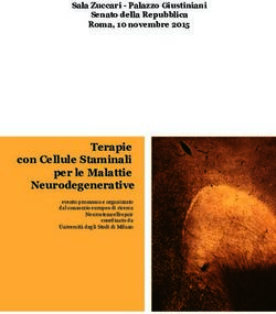 Terapie con Cellule Staminali per le Malattie Neurodegenerative - UniMi