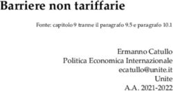 Barriere non tariffarie - Ermanno Catullo Politica Economica Internazionale Unite A.A. 2021-2022