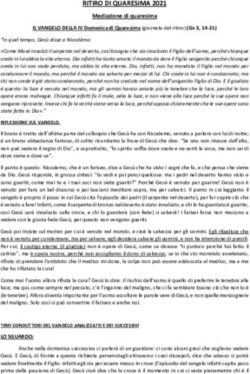 RITIRO DI QUARESIMA 2021 - ACImola