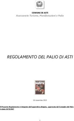 REGOLAMENTO DEL PALIO DI ASTI - Assessorato Turismo, Manifestazioni e Palio - Comune di Asti