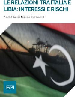 LE RELAZIONI TRA ITALIA E LIBIA: INTERESSI E RISCHI - A cura di Eugenio Dacrema, Arturo Varvelli