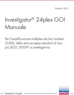 Investigator 24plex GO! Manuale - Per l'amplificazione multiplex dei loci nucleari CODIS, della serie europea standard di loci, più SE33, DYS391 e ...