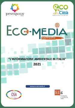 "L'INFORMAZIONE AMBIENTALE IN ITALIA" 2021