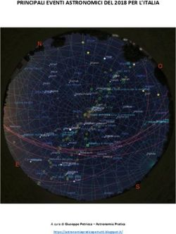 PRINCIPALI EVENTI ASTRONOMICI DEL 2018 PER L'ITALIA - Circolo Astrofili ...