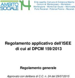 Regolamento applicativo dell'ISEE di cui al DPCM 159/2013
