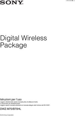 Digital Wireless Package - Istruzioni per l'uso - pro.sony