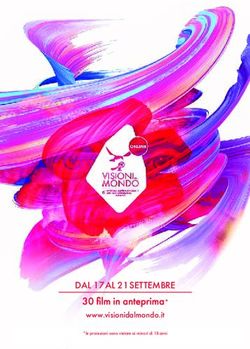 DAL 17 AL 21 SETTEMBRE - www.visionidalmondo.it - Visioni dal Mondo