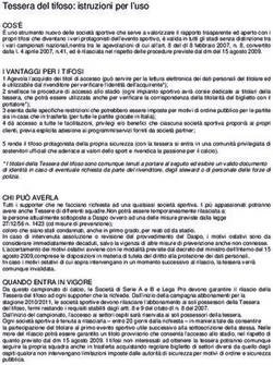 Tessera del tifoso: istruzioni per l'uso - Polizia