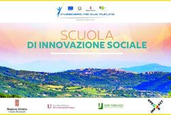 SCUOLA DI INNOVAZIONE SOCIALE - Tecnostruttura