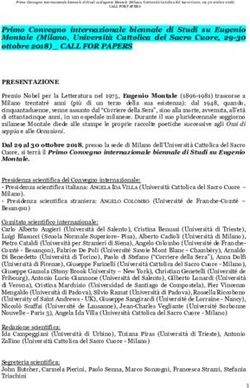 Primo Convegno internazionale biennale di Studi su Eugenio Montale (Milano, Università Cattolica del Sacro Cuore, 29-30 ottobre 2018) _ CALL FOR ...
