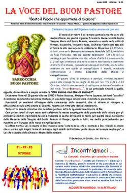La voce del Buon pastore - "Beato il Popolo che appartiene al Signore"