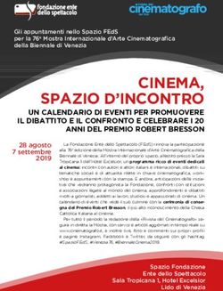 CINEMA, SPAZIO D'INCONTRO - UN CALENDARIO DI EVENTI PER PROMUOVERE IL DIBATTITO E IL CONFRONTO E CELEBRARE I 20 ANNI DEL PREMIO ROBERT BRESSON ...