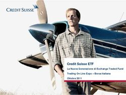 Credit Suisse ETF La Nuova Generazione di Exchange Traded Fund Trading On Line Expo - Borsa Italiana Ottobre 2011