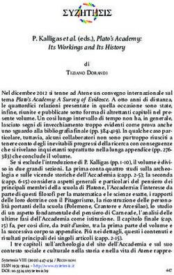 P. Kalligas et al. (eds.), Plato's Academy: Its Workings and Its History - Syzetesis