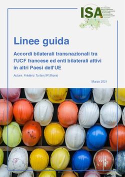 Linee guida Accordi bilaterali transnazionali tra l'UCF francese ed enti bilaterali attivi in altri Paesi dell'UE