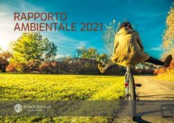 RAPPORTO AMBIENTALE 2021 - Banca d'Italia
