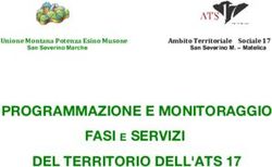PROGRAMMAZIONE E MONITORAGGIO FASI E SERVIZI