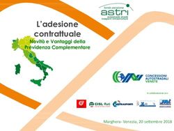 L'adesione contrattuale - Novità e Vantaggi della Previdenza Complementare - Marghera-Venezia, 20 settembre 2018 - ASTRI ...